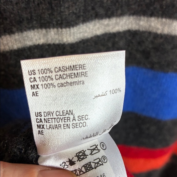 CLUB ROOM Luxury Cashmere Men's Printed Stripe Pullover Crewneck Sweater L Luxe - Picture 11 of 13